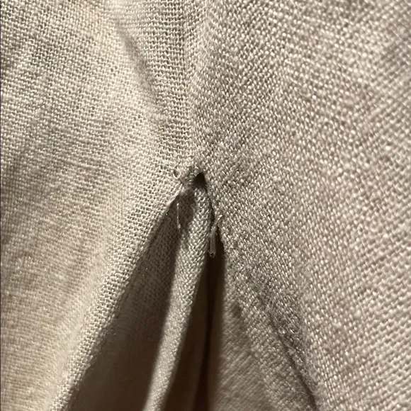 For Cynthia Tan Mini Dress with Puff Sleeves and Crew Neck Rounded Bottom Detail - Picture 13 of 15